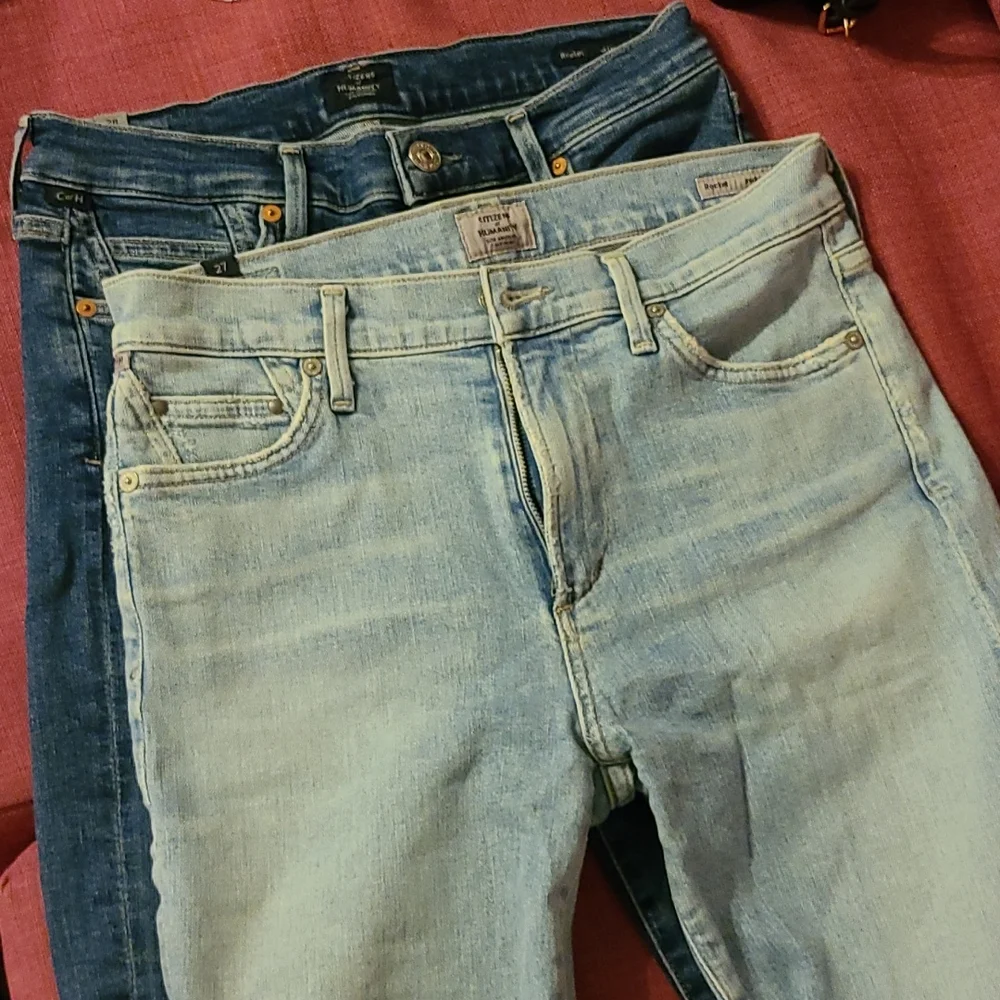 NWOT aritzia Citizen of humanity rocket medium denim 28 - Picture 6 of 11